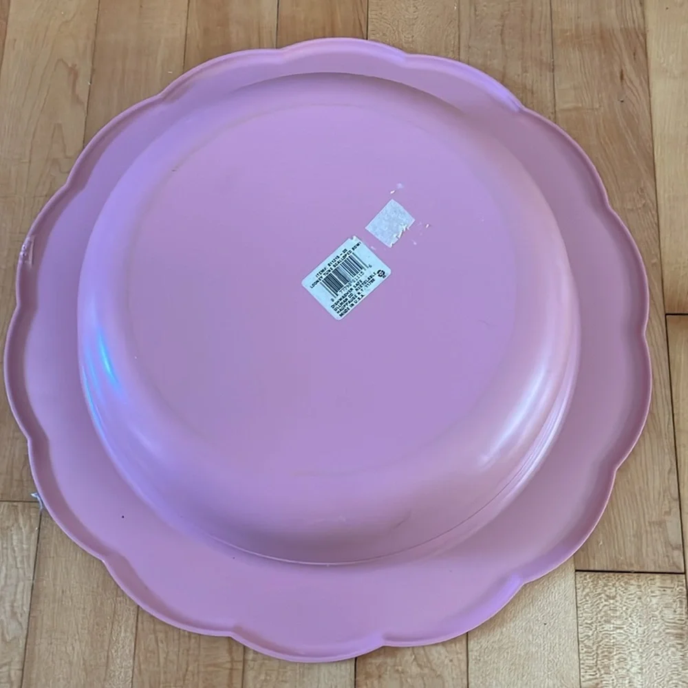 Vintage 1996 Warner Bros. Pink Plastic Easter Party Bowl